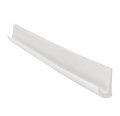 Rv Pvc Plastic Rain Gutter Flexible Drip Rail Molding With Adhesive Backing 35 In White 