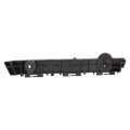 To1042130 Front Bumper Cover Support Bracket For Toyota Tacoma 2016 2023 Driver Left Side Polished Black Reinforced Abs Plastic
