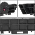 To1042130 Front Bumper Cover Support Bracket For Toyota Tacoma 2016 2023 Driver Left Side Polished Black Reinforced Abs Plastic