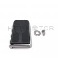 Httmt Chrome Skull Brake Pedal Pad For H-d Softail Slim Fls Road Glide Fltrx