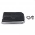 Httmt Chrome Skull Brake Pedal Pad Compatible With H-d Softail Slim Fls Road Glide Fltrx