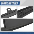 Auto Dynasty Top Rear Center Flex Step Tailgate Molding Trim Cover Cap Protector Compatible With Ford F-150 15-18 Matte Black