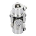 Chrome Universal Steering Shaft U-joint Coupler 3 4 Dd Single 83mm U Joint