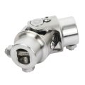 Chrome Universal Steering Shaft U-joint Coupler 3 4 Dd Single 83mm U Joint