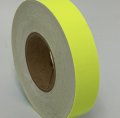 Colored Glossy Vinyl Tape With Self Adhesive Fluorescent Yellow 2s 1 4 In X 25 Ft Waterproof High Visibility Decorative Tape 