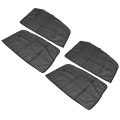 Easytoinstall Car Mesh Sunshade Curtain Set Of 4 With Strong Magnets For Sun Protection In Cars Trucks Black