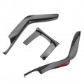Qii Lu Gear Shift Panel Decoration Cover Trim Stickers 3pcs Box Console Frame Car Interior Accessories For Honda Civic 