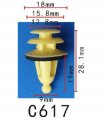 Autobahn88 Trim Panel Clip Compatible With Gm 1996-on Oem 22600612 22651066 Pack Of 20