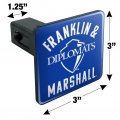 Franklin Marshall College Diplomats Logo Tow Trailer Hitch Cover Plug Insert 1 4 Inch 25