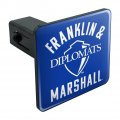 Franklin Marshall College Diplomats Logo Tow Trailer Hitch Cover Plug Insert 1 4 Inch 25