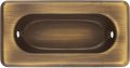 Aged Brass Window Sash Lift 3 1 8 X 5 Pack Of 10 Recessed Pull For Windows Reproduction Furniture Hardware Ua-823-pab 