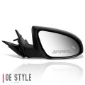 To1321375 Factory Style Passenger Right Side Mirror Manual Folding Power Adjust Heated Glass Blind Spot Detection Compatible