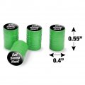 Eat Sleep Hunt Valve Stem Caps For Tire Rim Wheel Aluminum Green