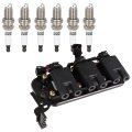 Fits 2005010 For Kia Sportage 2 7l V6 2005-2009 Hyundai Tucson 2 Ignition Coil Packs 4-pins Uf498 1 Coils With 6 Iridium Spark