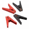 Uxcell Pair 85a Car Battery Insulated Positive Negative Electrode Alligators Clip