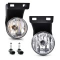Front Fog Light Set For 1994-2001 Dodge Ram 1500 And 1994-2002 2500 3500 2 Piece Left Right Halogen Lamps Clear Lens Chrome 