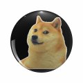 1080 Graphics Meme Shiba Inu Key Chain Double Sided Stainless Steel Keychain 