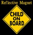 Child On Board Magnet Reflective