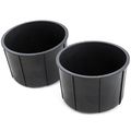 Red Hound Auto 2 Center Console Front Cup Holder Inserts 2005-2010 For Kia Optima Liners Replacement 