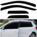 Aintier Side Window Deflectors Sun Rain Guards Set Fit For 2002-2008 Dodge Ram 1500 4 Pcs Black