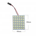 Grandviewtm Super White Energy-saving 5630 5730 48-smd Led Flat Panel Dome Light Auto Car Interior Reading Plate Roof Ceiling