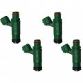 4pcs Fits 2004 Replacement For Mitsubishi Lancer Outlander 2 4l Fuel Injectors Hda305e
