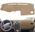 Custom Fit Dash Cover Mat For Toyota Corolla 1998 1999 2000 2001 2002 Dashboard Pad Carpet Protector J255 Beige Polyester 