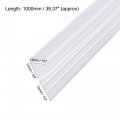 Uxcell Frameless Glass Shower Door Sweep Bottom Side Seal Strip F-type With 1 2-inch 12mm Drip Rail 3 8-inch 10mm X 39 37-inch