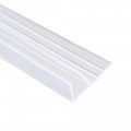Uxcell Frameless Glass Shower Door Sweep Bottom Side Seal Strip F-type With 1 2-inch 12mm Drip Rail 3 8-inch 10mm X 39 37-inch