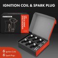 A-premium Set Of 6 Ignition Coil Pack And Iridium Spark Plugs Compatible With Chevy Trailblazer Colorado Gmc Canyon Envoy Xl