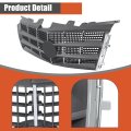 Front Bumper Grille Upper And Lower Mesh 2pcs Replacement For Cts 2008-2011 25896041 25896043