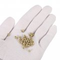 Uxcell Knurled Insert Nuts 100pcs M2 5 X 3mm L 4mm Od 3d Printing Brass Female Threadeds Heat Set Insert Embedment