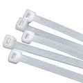 K4 Self Locking Tie Wrap 11 White Nylon Zip Qty 25 Per Pack 