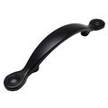 Cosmas 7959fb Flat Black Cabinet Hardware Handle Pull 3 Hole Centers 