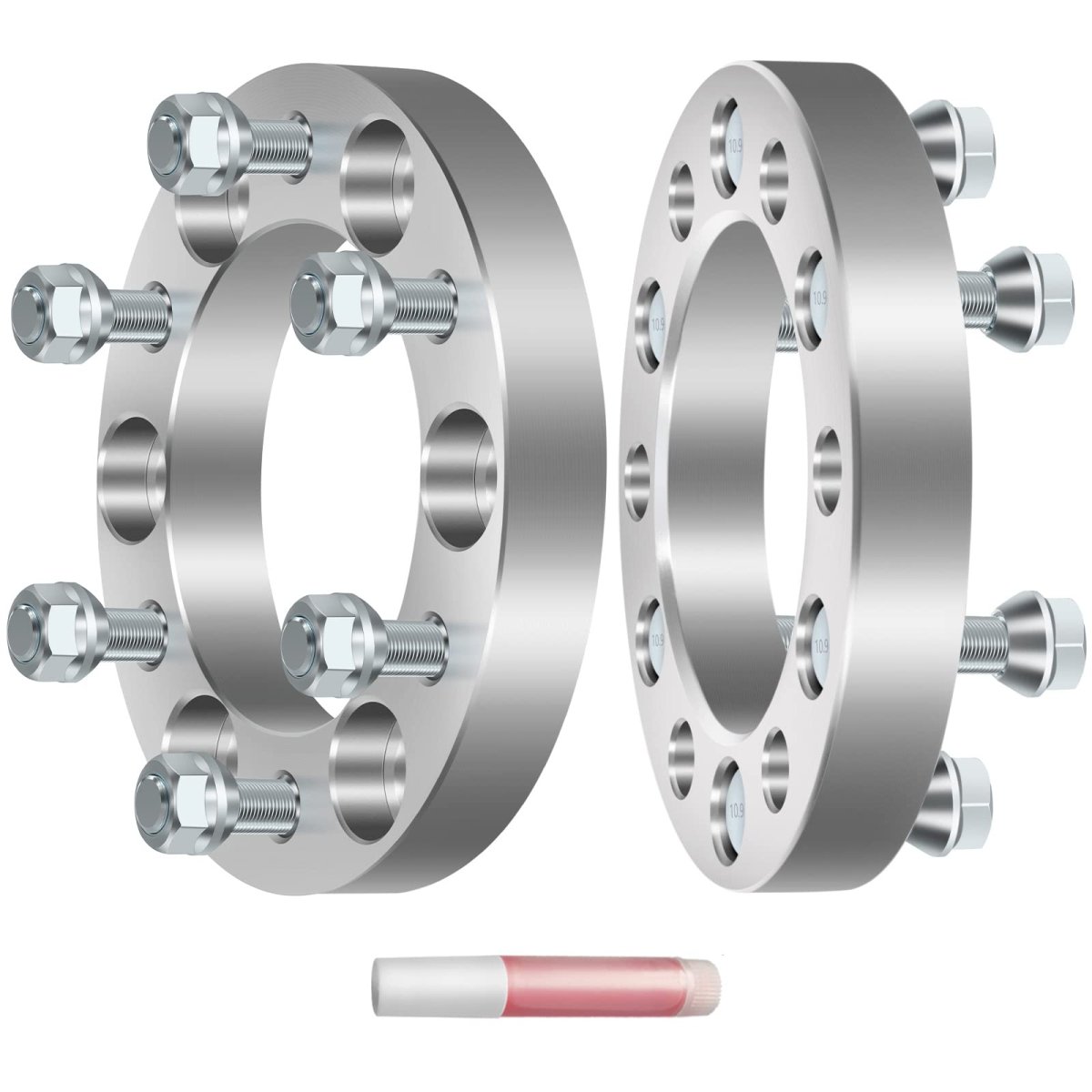 2x 1 Inch 6x5 Wheel Spacers Hub Bore 108mm With Studs 12x1 5 6 Lug Adapters Compatible For Colorado 2004-2012 Rodeo 1992-2004