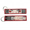 Gearcatweel 1 Pack Anime Keychians Motorcycle Key Tag Jet Embroidered Jdm For Motorcycles Scooters Atv Car And Gifts Kn-02 