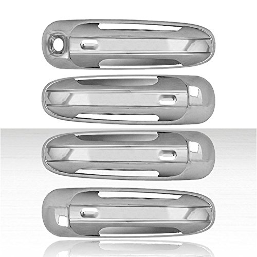 4dr Door Handle Cover Set For 2002-2007 Jeep Liberty Chrome
