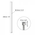 Uxcell Straight Ejector Pins 3 5mm 9 64 Dia 65mn Steel Round Tip Punch 250mm 10 Long For Mechanical Maintenance 5pcs
