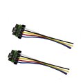 2 Pieces 5-pin Connector Socket Male For Headlight Assembly International 4100 4300 8500 8600 Ce Bus 