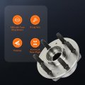 Ocpty Front Rear Wheel Bearing And Hub Assembly Compatible With For Cadillac Xt6 2020-2021 Xt5 2017-2020 Oe 512593 6 Lugs Abs