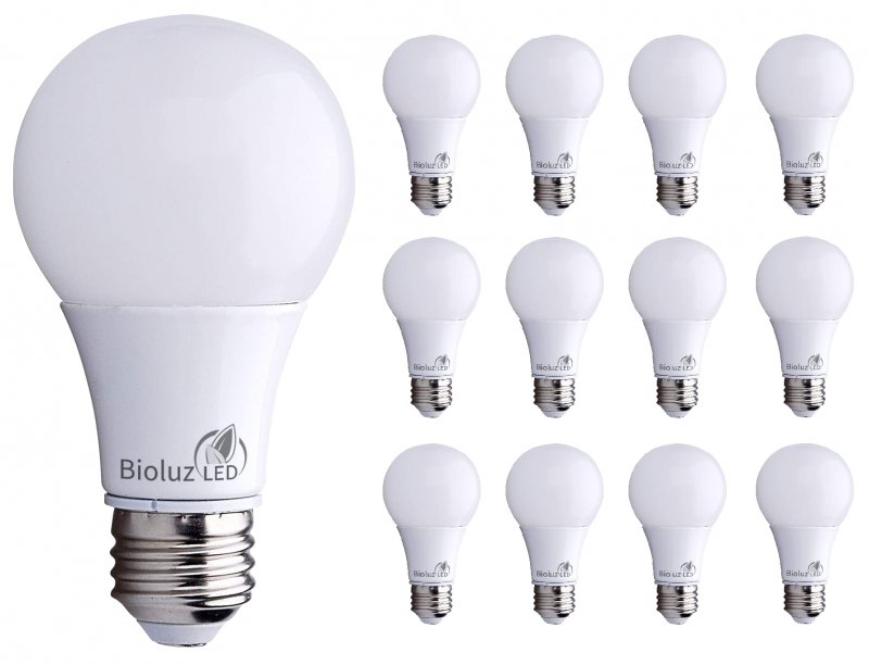 40 Watt Equivalent Led Light Bulbs 3000k Soft White 6 Watts Non Dimmable A19 Shape E26 Base 450 Lumens 12 Pack