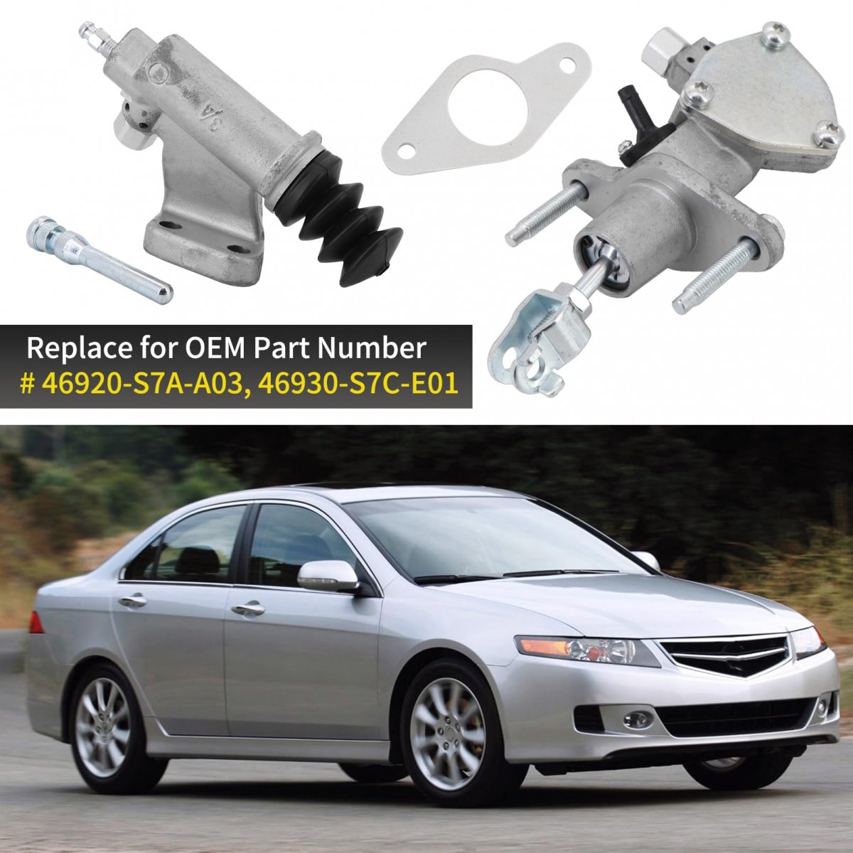 Clutch Slave Master Cylinder Assy For Civic Cr-v Accord Element Rsx Replace Part 46920-s7a-a03 46930-s7c-e01 Durable