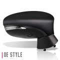 Lx1321112 Factory Style Passenger Right Side Mirror Manual Folding Power Adjust Heated Glass Turn Signal Puddle Light