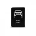 Ch4x4 Small Push Switch For Toyota Tacoma 3rd Gen 12v 3amp Ditch Lights Symbol Amber Led