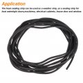 Uxcell Foam Rubber Weather Seal Strip 3mm 0 12 Diameter X 4 Meters 13 12ft Long Round Epdm Solid For Reduce Noise Shock