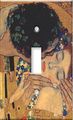 Art Plates Double Gang Toggle Decorative Metal Wall Plate Klimt The Kiss Ii 