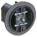 Carlon Cfb-16-f Ceiling Fan Box Saddle New Old Work 4-inch Diameter By 3-5 16-inch Depth Black 