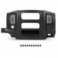 Center Dash Radio Bezel Trim Panel W Storage For Dodge Ram 1500 2002-2005 Fits 2500 3500 2003-2005 Black