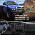 Center Dash Radio Bezel Trim Panel W Storage For Dodge Ram 1500 2002-2005 Fits 2500 3500 2003-2005 Black