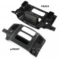 G-plus Center Dash Radio Bezel Trim Panel W Storage Compatible With Dodge Ram 1500 2002-2005 Fits 2500 3500 2003-2005 Black